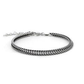 Galis Chain Bracelets For Men - Premium Stainless Steel Mens Bracelet, Silver Plated Non Tarnish Bracelet - This Snake Chain suits as Everyday Men's Bracelets is Stylish Gifts For Him 8" + 2" ext