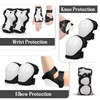 Kids Sports Protective Gear Set,6 PCS Knee Pads Elbow Pads