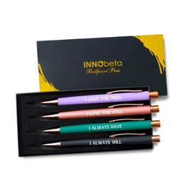 INNObeta Wife Gifts from Husband on Birthday, Anniversary & Valentine's Day-Ballpoint Pen Set of 4