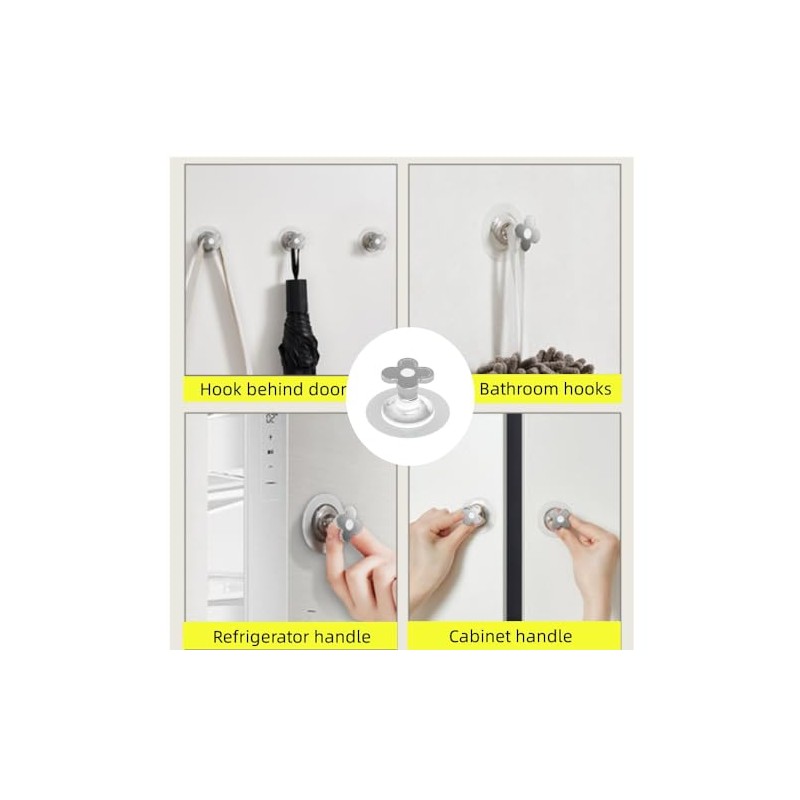 DACUAN 2PCS Toilet Push Button Flush Replacement,Flower Shape Toilet Press
