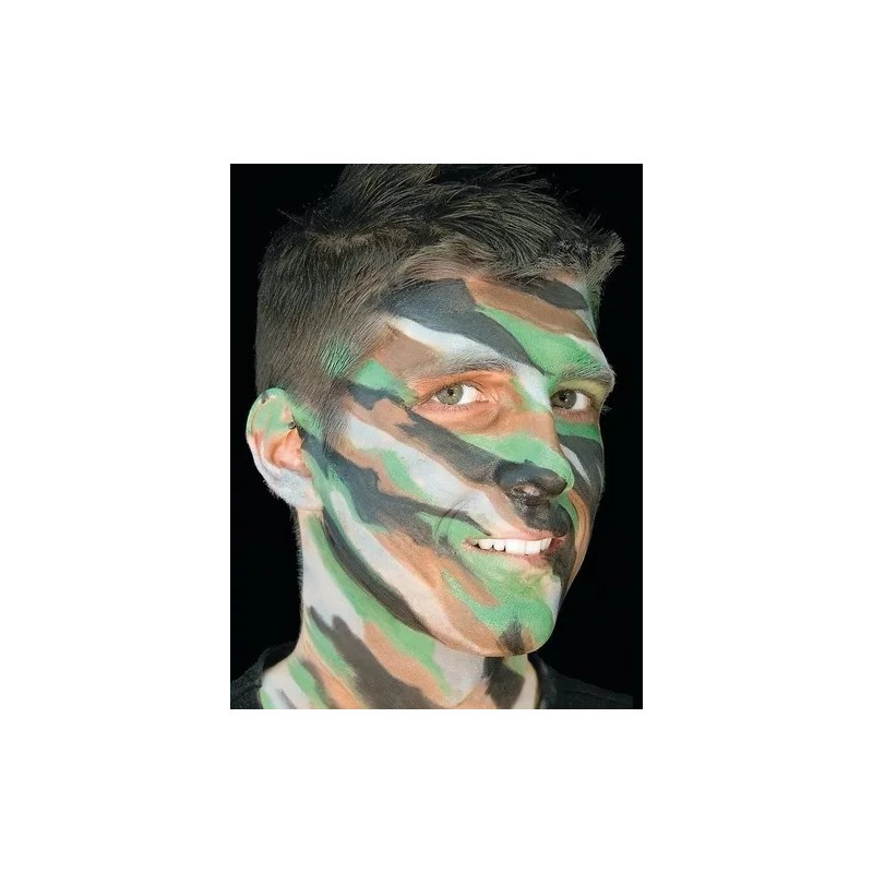 Falcon.1 Maquillaje Betún Militar Paintball Camuflaje Gotcha Caza