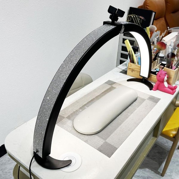 Foldable nail tech light, Half moon light, nail tech light