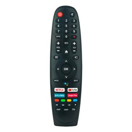 Replacement Voice Remote Control Suitable for Smart Tech TV 24HA20T3 32HA10T3 32HA10V3 32HA20V3 32HV10V1 43UA10V3 50UA10V3 55UA10V3 65UA10V3 43UA20TT3 50UUA20T3 75UA10T1 40FA10V3 43FA10V3