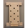 The Plyobox Warehouse 12"x24" Climbing PegBoard w/ 18" mounting brackets, Gym Pegboard, Parkour, Ninja