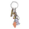 Westmon Works Chicago Keychain with Charms Metal Key Ring Souvenir