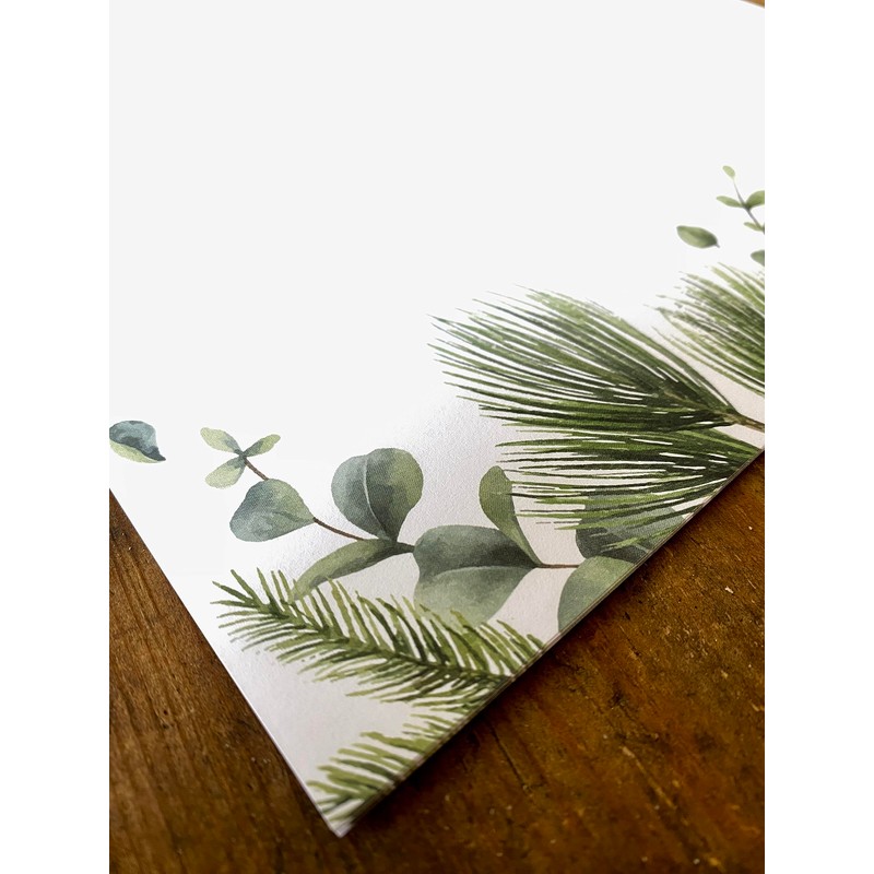 Letter Paper Winter DIN A4 (20, Winter Eucalyptus)