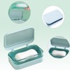 CLKE Soap Box, with Removable Drainer and Lid, 2 Layers