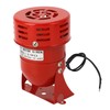 Industrial Motor Alarm Bell Red Color Steel Mini Horn Sound