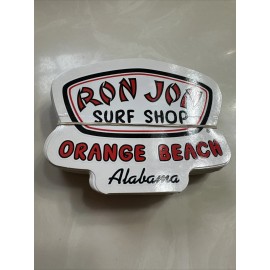Ron Jon Surf Shop Orange Beach Alabama Logo Decal Sticker New