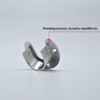 32mm Flange Rod Holder,Closet Rod Holder, U Shaped End Rod