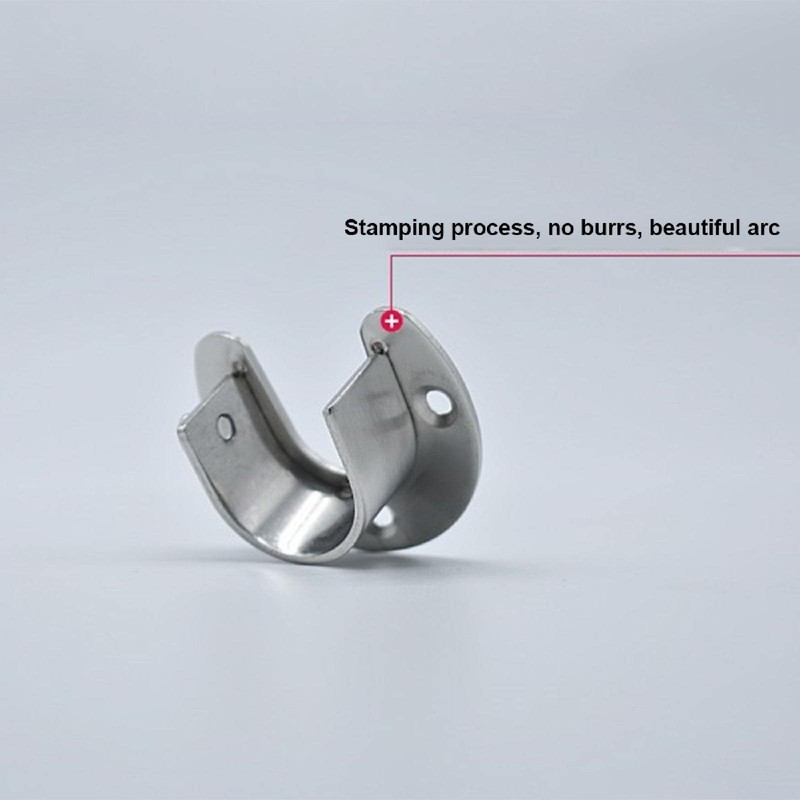 32mm Flange Rod Holder,Closet Rod Holder, U Shaped End Rod
