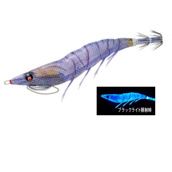 Duel A1770-RISE EZ-Q Cast Plus Squid Jig Lure, #3.0, (Real Iso Suji Ebi) Pacific Grass Shrimp
