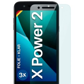 moex FlexProtect Screen Protector Compatible with LG X Power 2 Screen Protector Only 0.2 mm Thin HD Ultra Clear and Extra Scratch-Resistant - Pack of 3