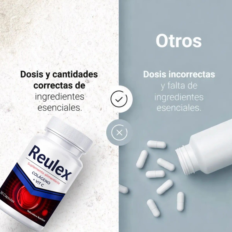 Reulex Frascos Colageno Msm Vitaminas Mas