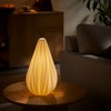 RONDURE 12.5" Modern Ceramic Table Lamp, Modern Bedside Lamps for