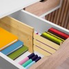 DoubleFill 4 Pcs 6 Inch High Drawer Dividers 15"-22" Adjustable