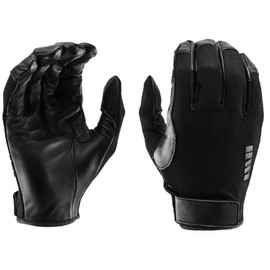 HWI Gear ULD100 Unlined Duty Glove, Touchscreen Capable, Protection, Driving, Ergonomic Cut, Wrapped Finger, Black Small