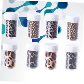 TOVINANNA Leopard Nail Art Stickers Decorative Transfer Foils for Creative DIY Manicure for Parties and Holiday Events Unique Fingernail and Toenail Designs