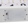 Metal Desk Calendar Modern Creative Tabletop Flip Calendar with LED