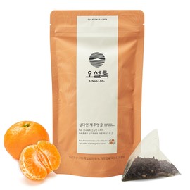 OSULLOC Tangerine Tea (Refreshing Jeju Tangerine Flavor) | Korean Premium Blended Tea Bag | Sweet Fruit Tea | 20 Count Tea Bags, 1.76oz