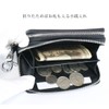 Berkut (ベルクート) Carbon Leather x Grain Leather Mini Wallet with