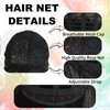 JoneTing Long Curly Wigs for Men Black Curly Wigs Funny