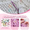sourcing map 50pcs Stitch Markers, Spiral Stitch Markers Crochet Needle