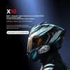 SolaMr X10 Helmet Bluetooth Headset, Mesh 4.0 Motorcycle Intercom, 2-10