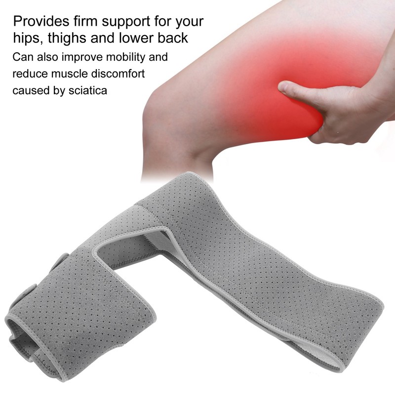 Groin Support Adjustable Hip Brace Ischialgia Relief Thigh Hamstring Compression