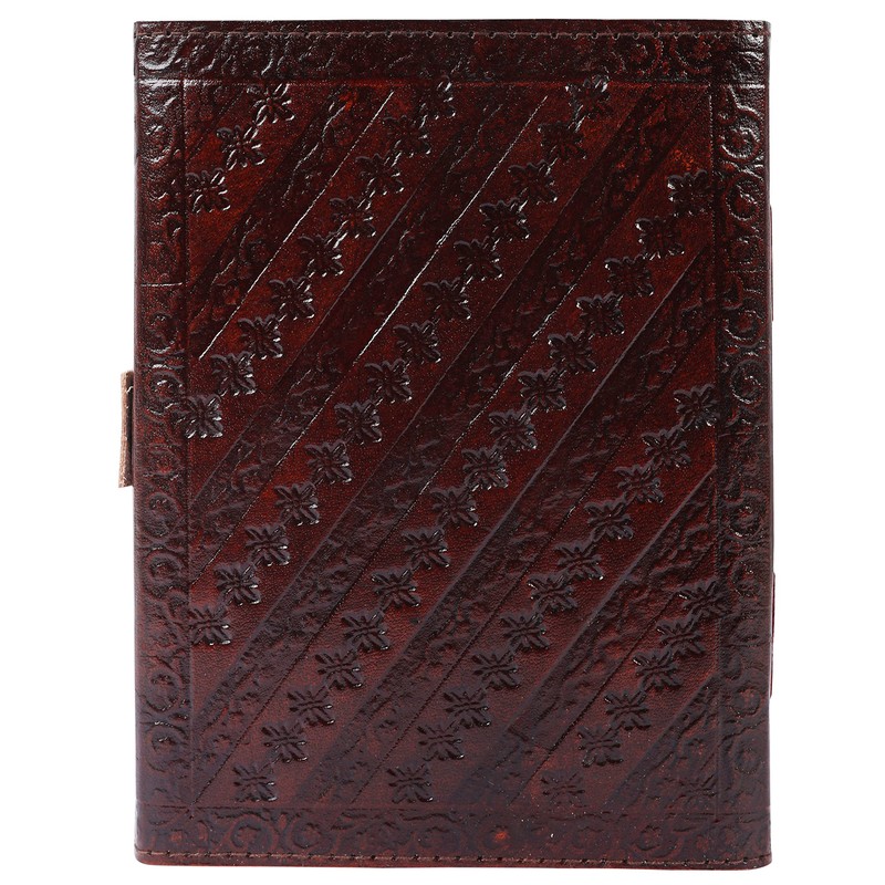 OVERDOSE Colosseum Brown Leather Journal - Handmade Journal for Students,