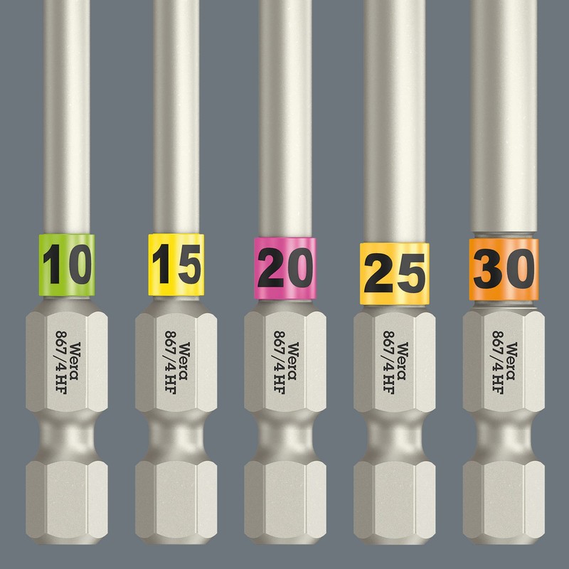 WERA ヴェラ トルクス内ネジ用 ドライバービット 差込6.35mm 刃先サイズTX25 全長50mm 060509