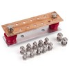 GOUNENGNAIL-Wall Mounted Copper Ground Bar Kit .157" x 2.36" x