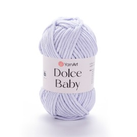 Dolce - Manta de hilo para bebé de YarnArt - Terciopelo de chenilla suave - Hilo de ganchillo - 50 g (1.76 oz), 93 yardas (776)