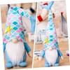 GRIRIW Cute Mermaid Doll Plush Gnome Decor Beach Gnome Toy