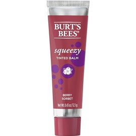 Burts Bees Squeezy - Bálsamo labial tintado Berry Sorbet Mujer 0.43 oz