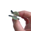 Cute Mini Green Turtle Hair Clips,Funny Acetate Claw Clip for