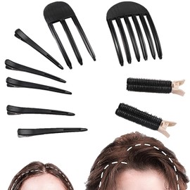 Volumen-Haarspangen, 3/6 Zähne, Haarvolumen-Werkzeug, Abteilen und Volumen, flauschige Clips für Wurzeln, Lockenwickler, Styling, Salon und Zuhause, Haarschneide-Clips, Make-up, Friseur-Zubehör für