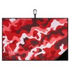 CHANA Golf - Red Camo Microfibre Golf Towel with Built-in