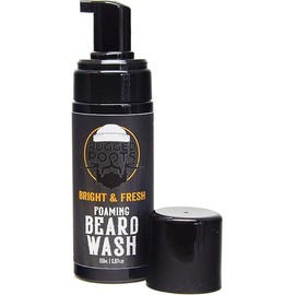 Foaming Bright and Fresh Scent Beard Wash - Spearmint and Orange Refresh and Condition Your Beard, Natural Ingredients, Unique Stocking Stuffer for Men