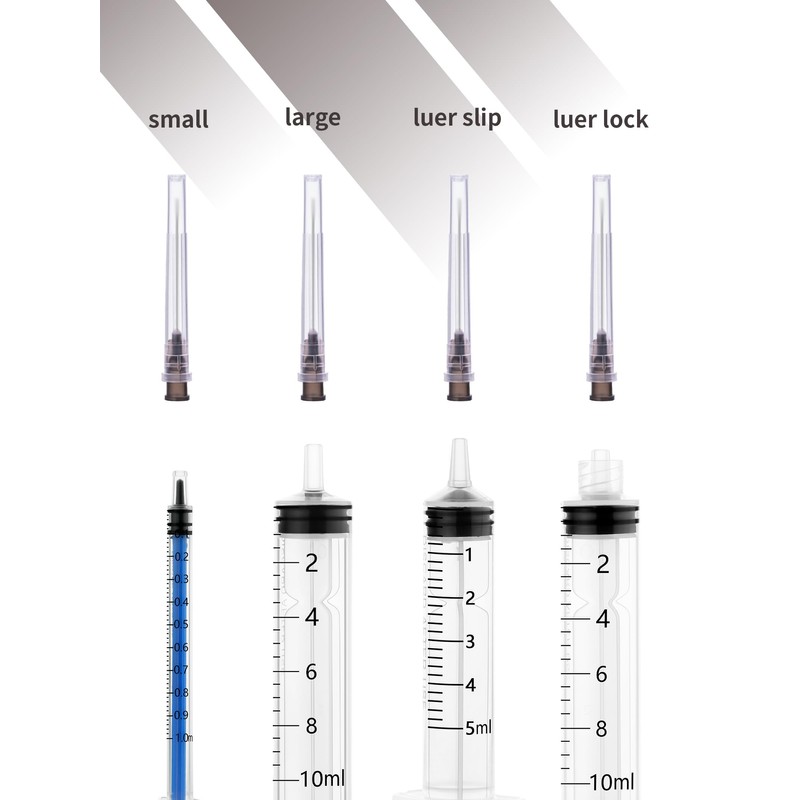 100Pack 22 Gauge 1.5 Inch Disposable Luer Lock Accessories, Individually