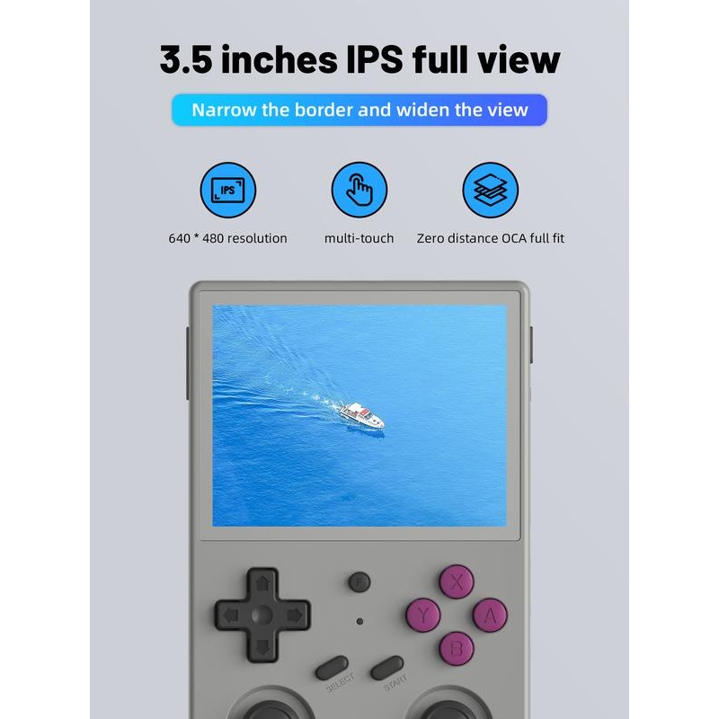 RG353V Handheld Game Console , Dual OS Android 11 and