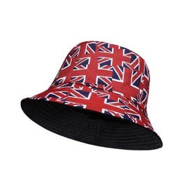 COSHAL® Unisex Bucket Hat Foldable Cotton Cute Print Sun Beach Cap Fisherman’s Hat Holidays Hiking Summer Bucket Hat Unisex Fashion Men Women Teens Hiking Outdoor Bucket Hat England Small Flag