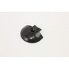 10x End Cap/Insert Cap for Airline Rail Round Shape, Black,
