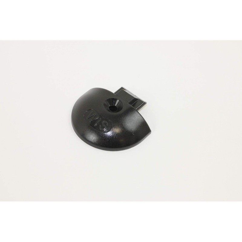 10x End Cap/Insert Cap for Airline Rail Round Shape, Black,