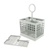 4-Compartment Cutlery Basket Fits Bosch/ Siemens Dishwasher, Dark Grey