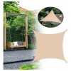 generic Toldo De Vela De Sombra Impermeable Para 2x2m Beige