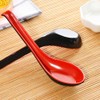 6Pcs Soup Spoon Ramen Noodle Soup Ladle White Soup Spoons