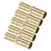 sourcing map Brass Nozzle Hose Connector Straight Connection Air Water