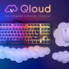 Qloud Cloud Wrist Rest Keyboard – Cloud Palm Rest Keyboard