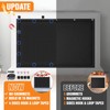 CADARA Fireplace Blocker Blanket Stops Heat Loss, Magnetic Fireplace Draft